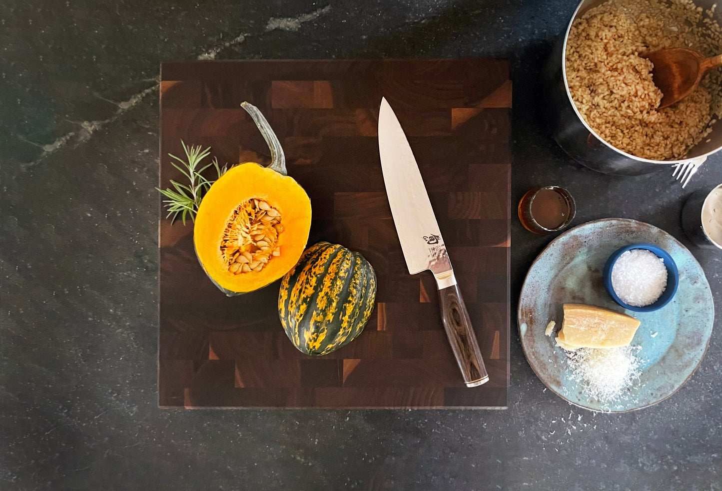 Professional End Grain Walnut Board - Butcher BlockShopp